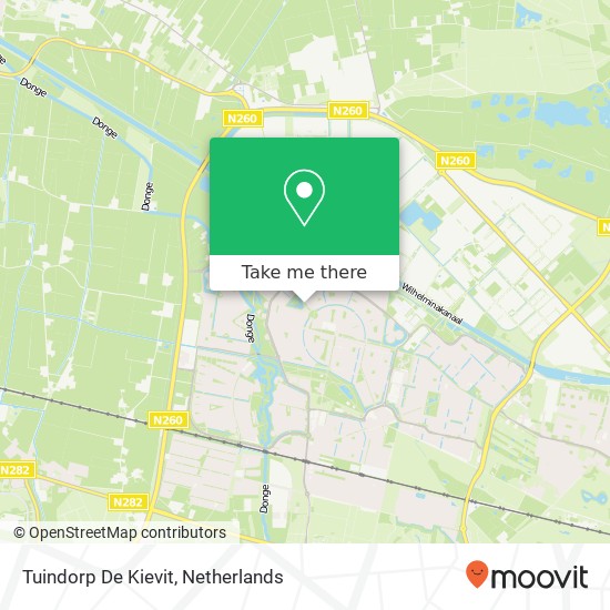 Tuindorp De Kievit map