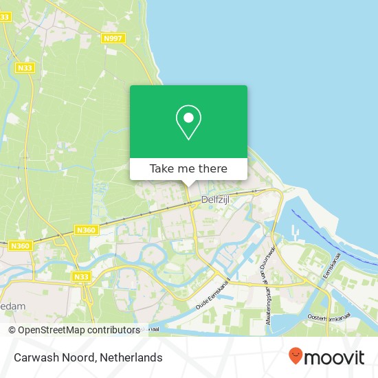 Carwash Noord map