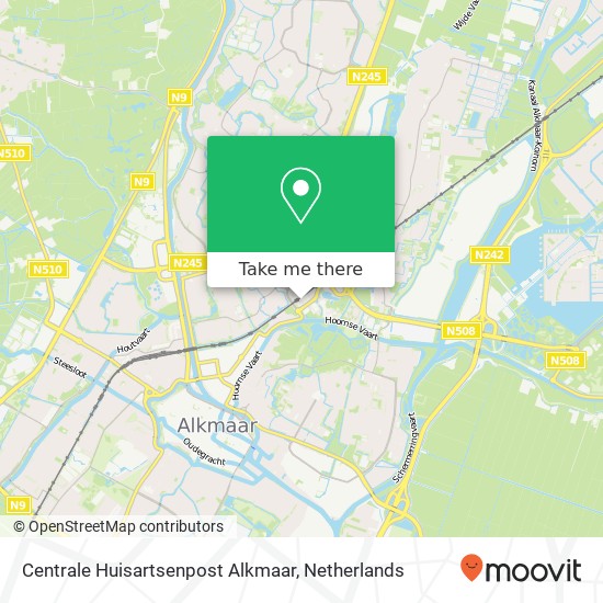 Centrale Huisartsenpost Alkmaar Karte