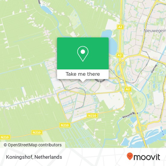 Koningshof map