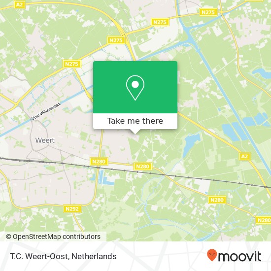 T.C. Weert-Oost map