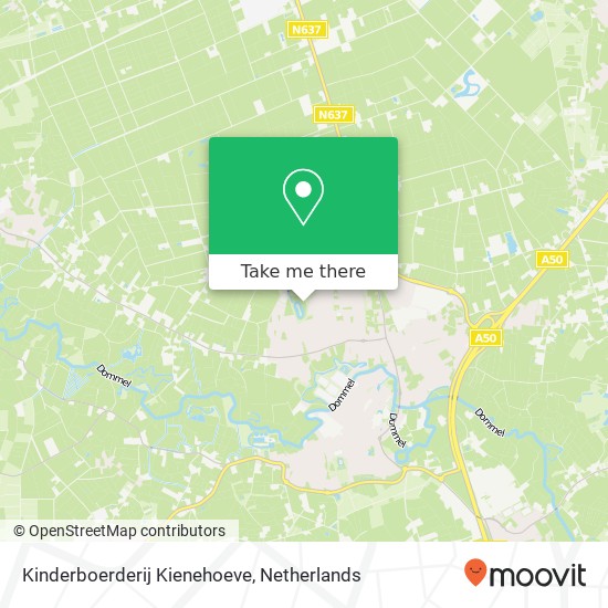 Kinderboerderij Kienehoeve map