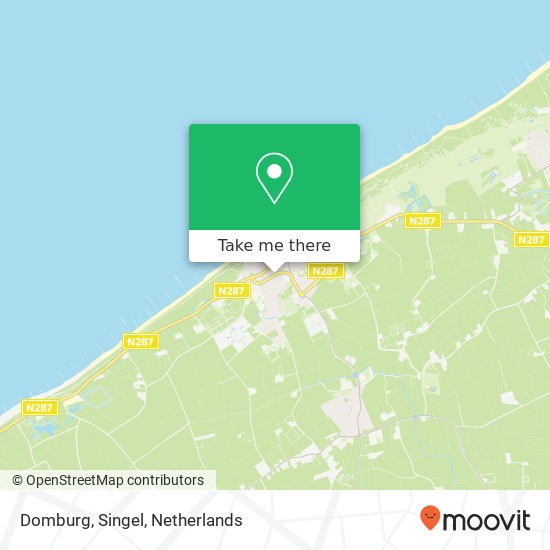 Domburg, Singel map