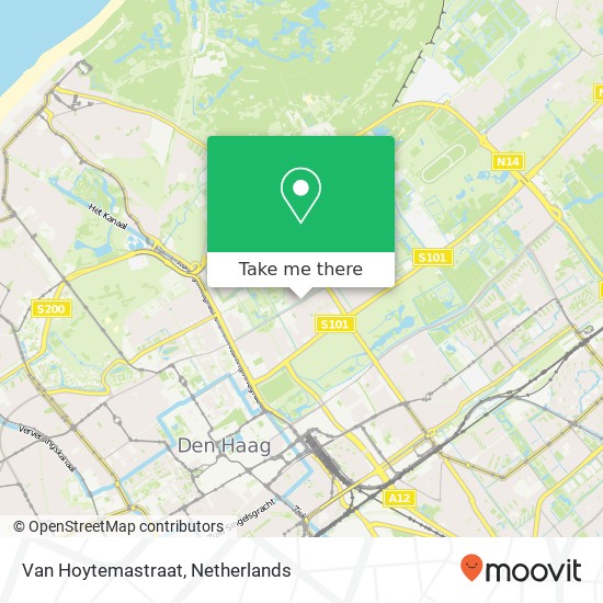 Van Hoytemastraat map