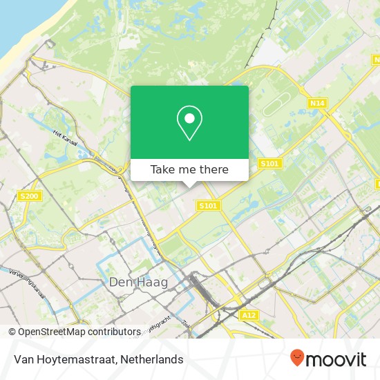 Van Hoytemastraat map