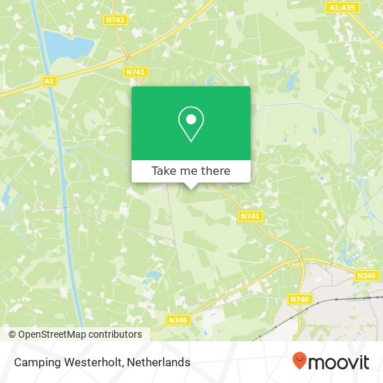 Camping Westerholt map