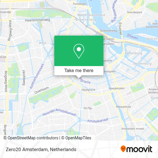 Zero20 Amsterdam map
