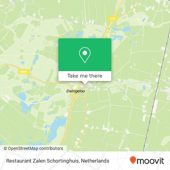 Restaurant Zalen Schortinghuis map