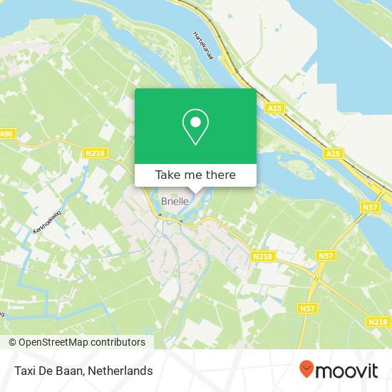 Taxi De Baan map