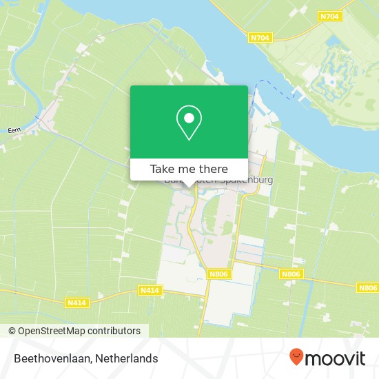 Beethovenlaan map