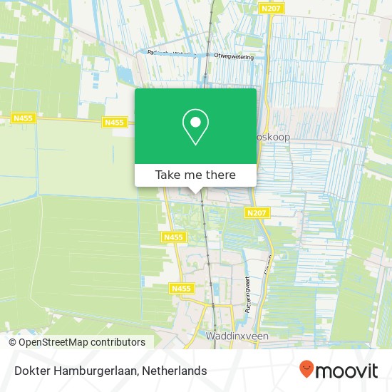 Dokter Hamburgerlaan map