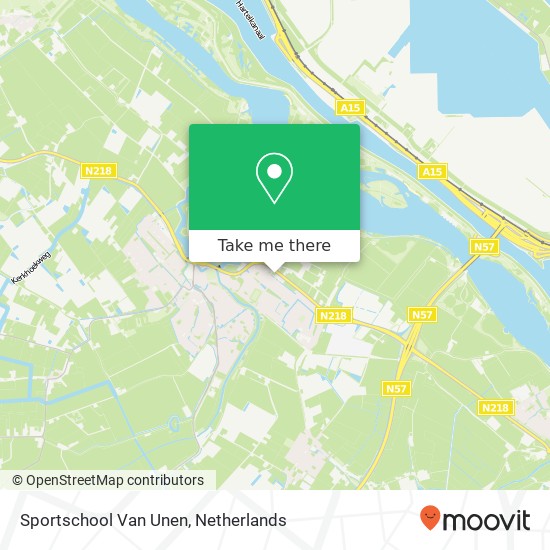 Sportschool Van Unen map