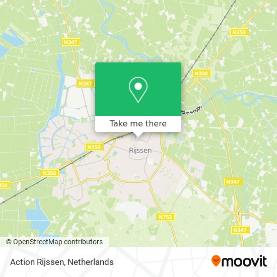 Action Rijssen Karte