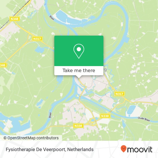Fysiotherapie De Veerpoort map