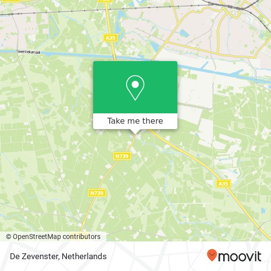 De Zevenster map