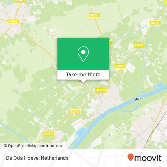 De Oda Hoeve map