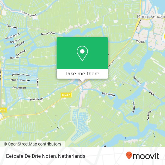 Eetcafe De Drie Noten map