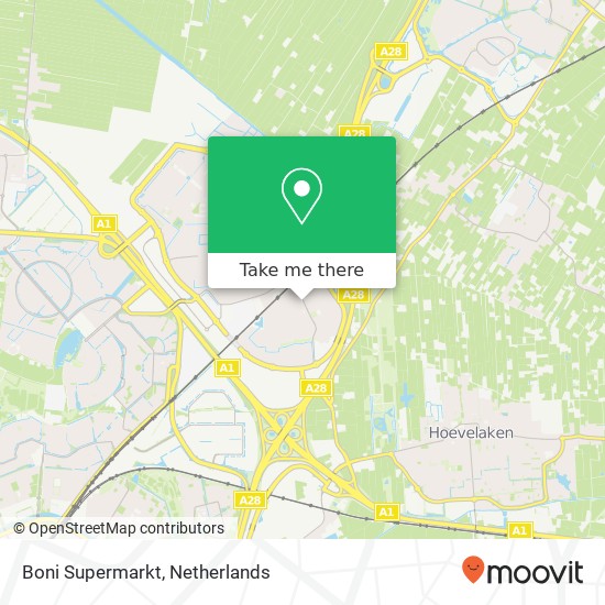 Boni Supermarkt map