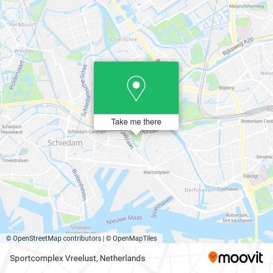 Sportcomplex Vreelust map