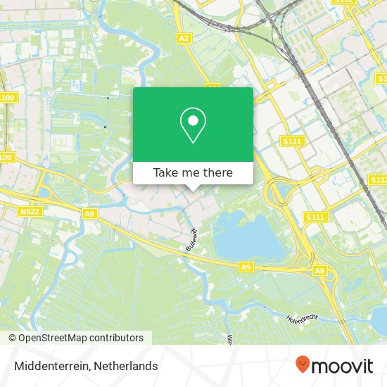 Middenterrein map