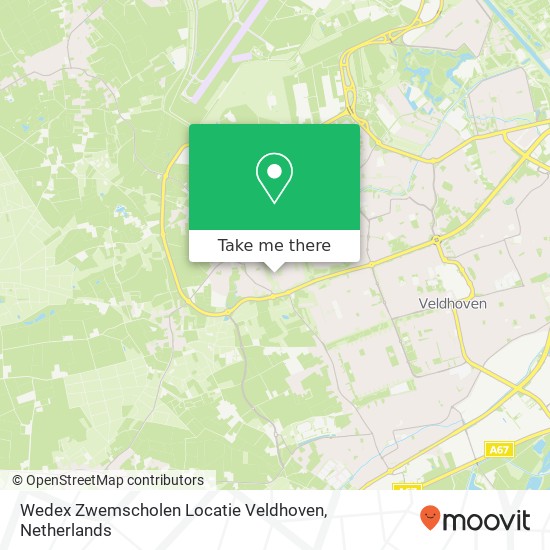 Wedex Zwemscholen Locatie Veldhoven Karte