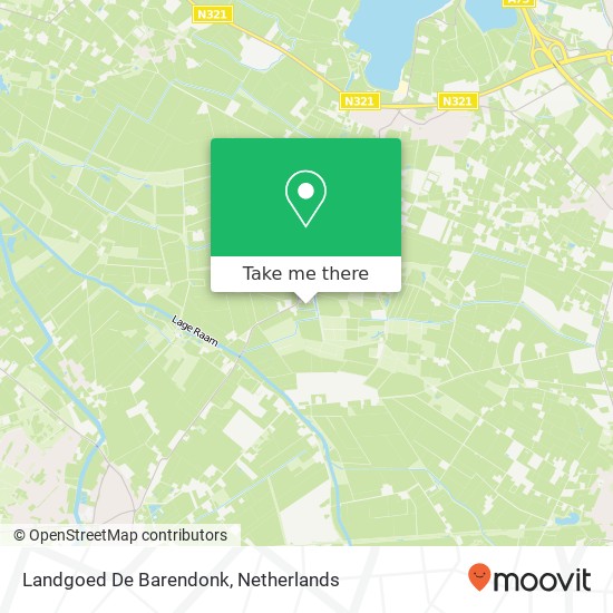 Landgoed De Barendonk map