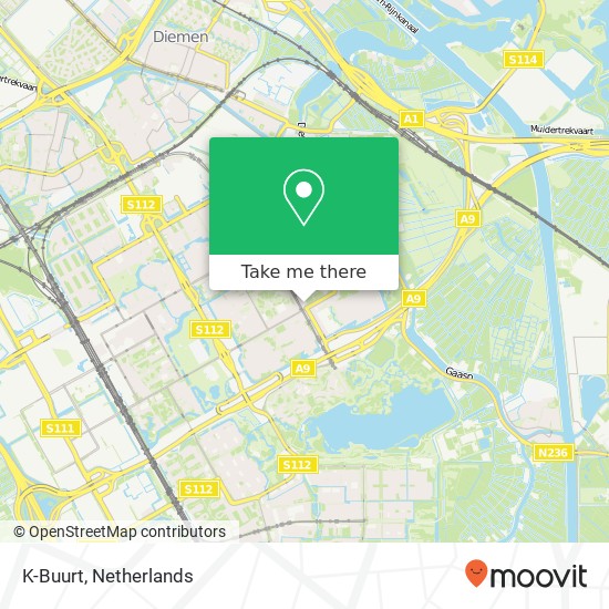 K-Buurt map