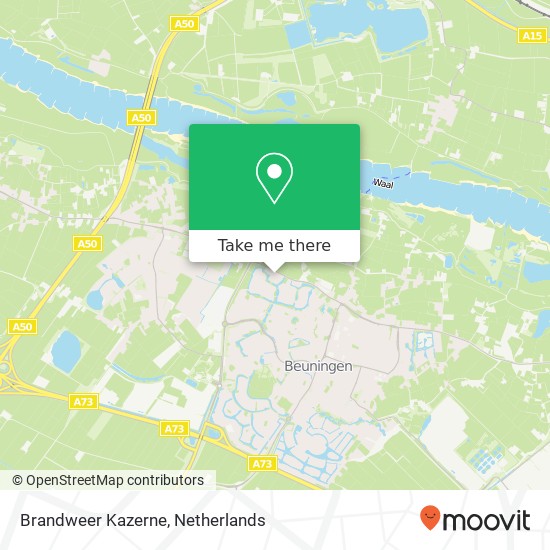 Brandweer Kazerne Karte