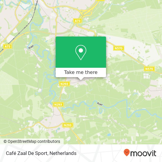 Café Zaal De Sport map