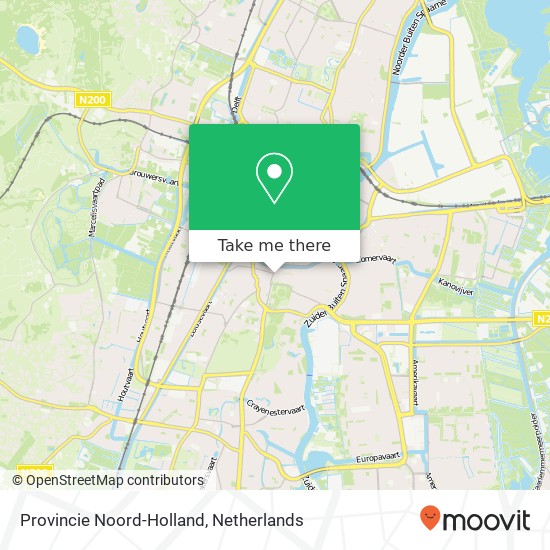 Provincie Noord-Holland Karte