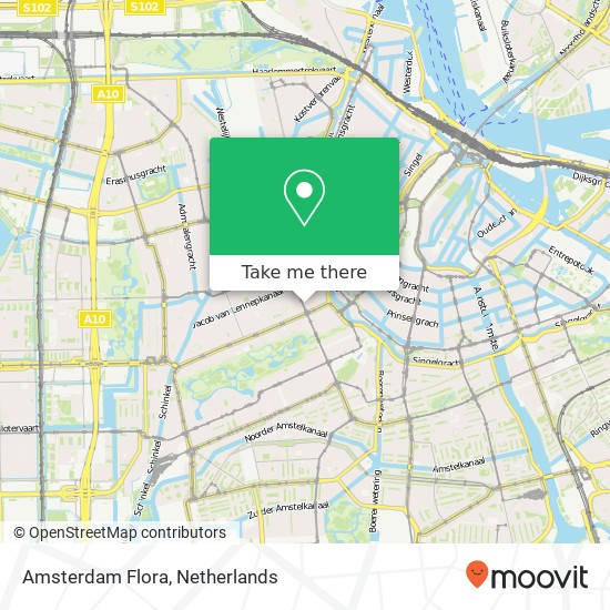 Amsterdam Flora map