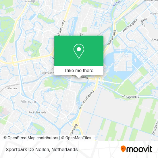 Sportpark De Nollen map