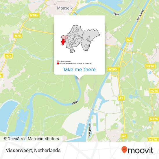 Visserweert Karte