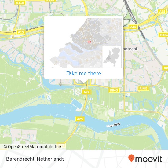 Barendrecht map