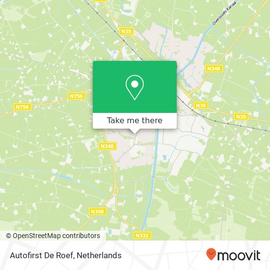 Autofirst De Roef map