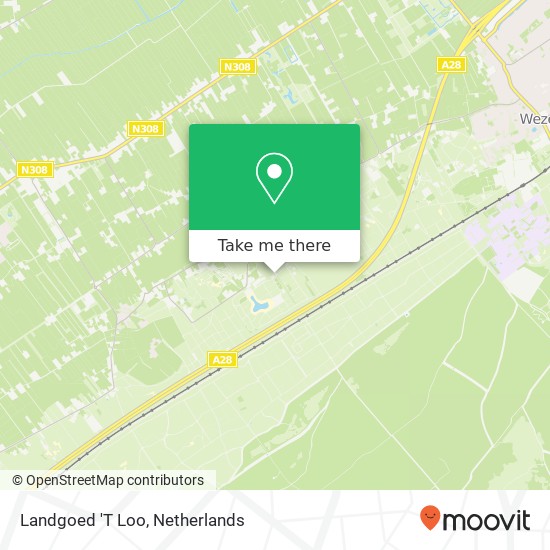 Landgoed 'T Loo map