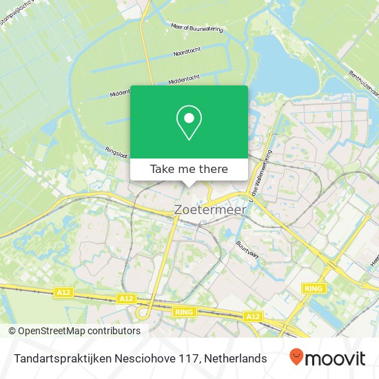 Tandartspraktijken Nesciohove 117 Karte