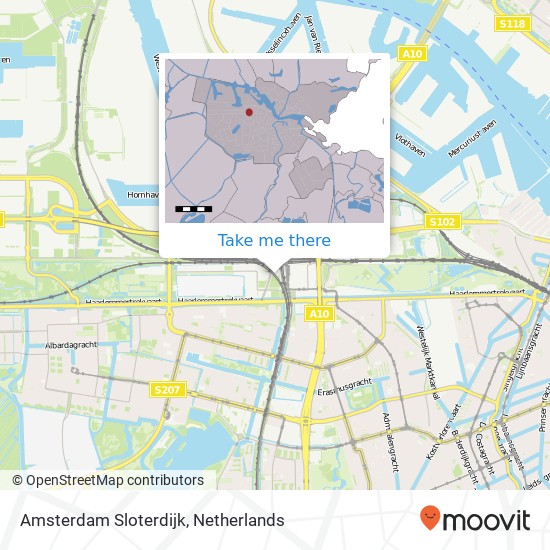 Amsterdam Sloterdijk Karte