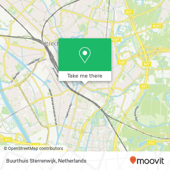 Buurthuis Sterrenwijk map