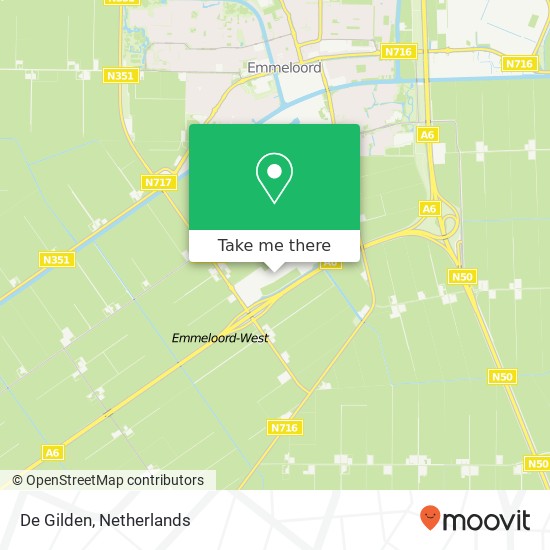 De Gilden map