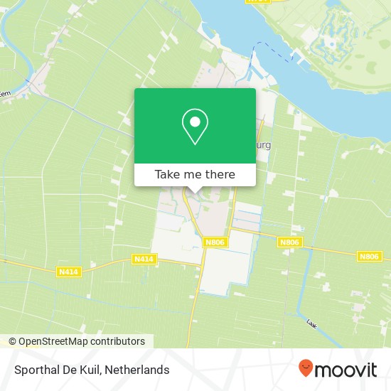 Sporthal De Kuil map