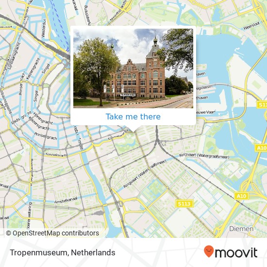 Tropenmuseum map