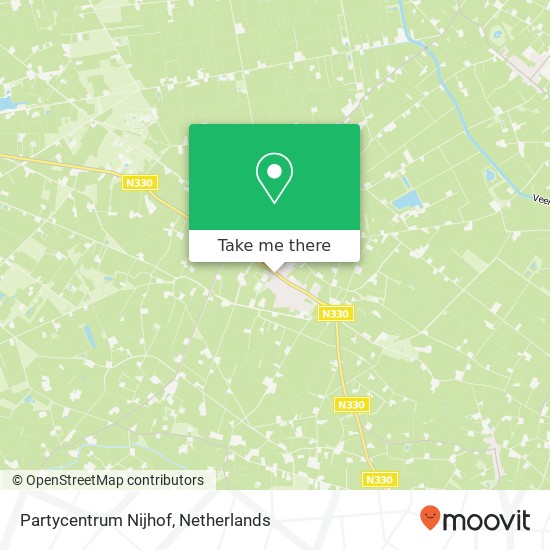 Partycentrum Nijhof map