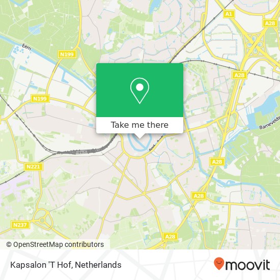 Kapsalon 'T Hof map