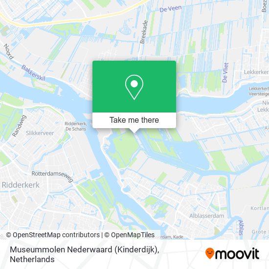 Museummolen Nederwaard (Kinderdijk) map