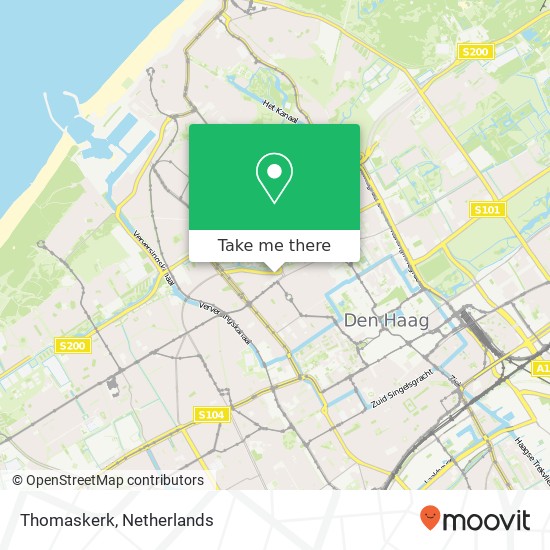 Thomaskerk Karte