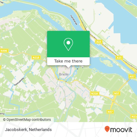 Jacobskerk map