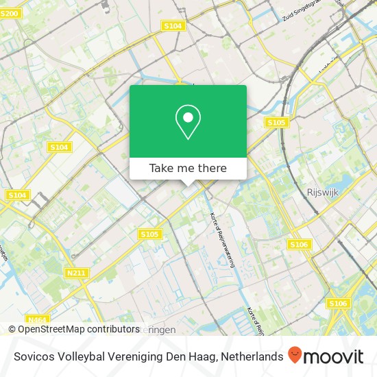 Sovicos Volleybal Vereniging Den Haag map