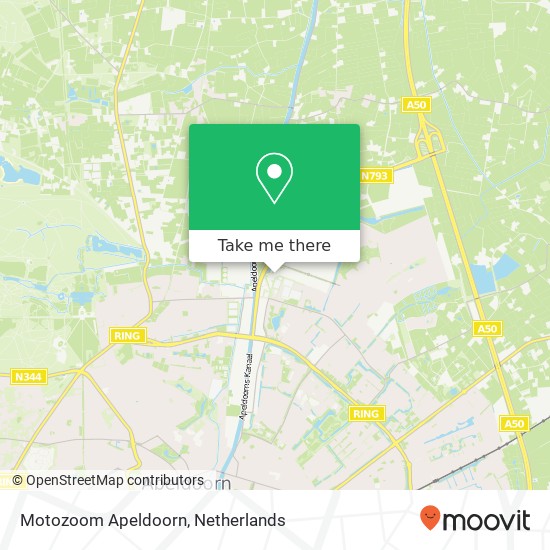 Motozoom Apeldoorn map