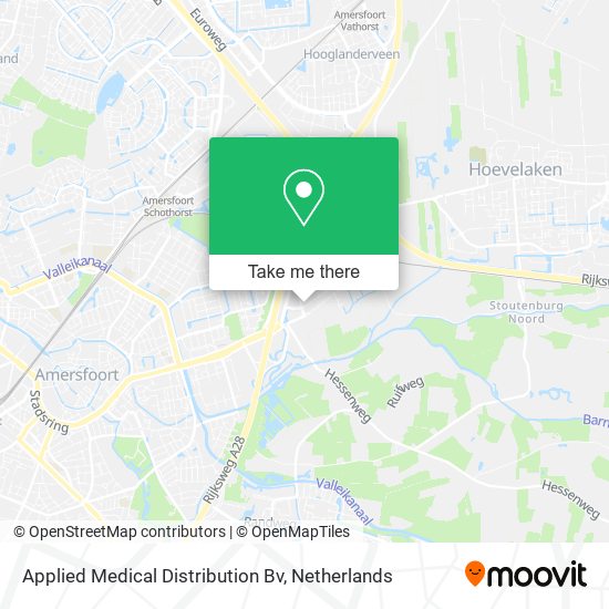 Applied Medical Distribution Bv map